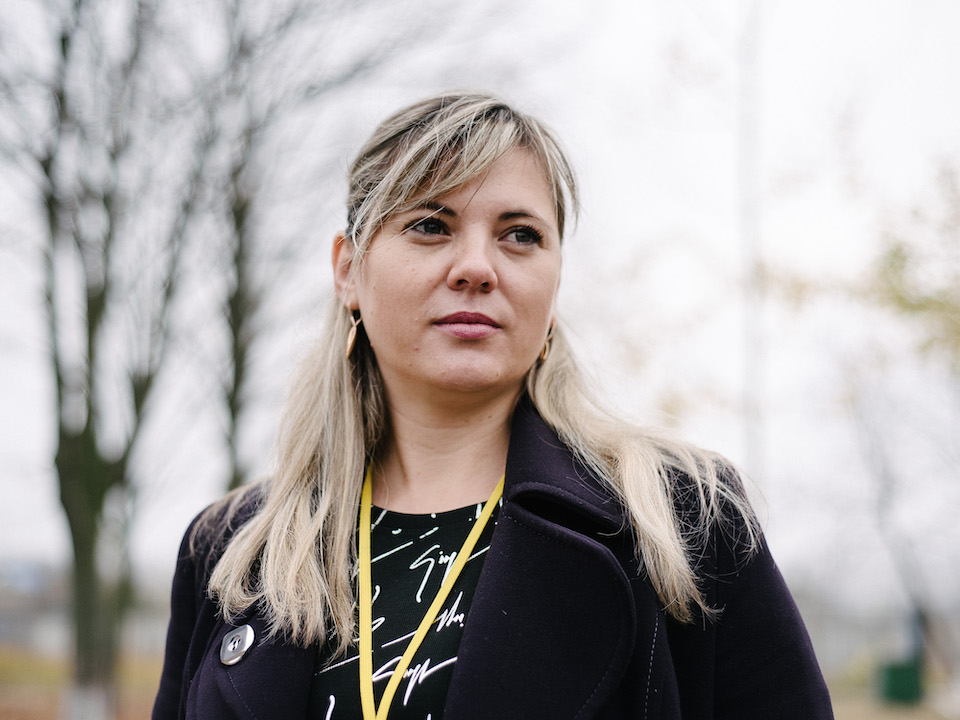 Ina Grădinaru, psihologă la Centrul de asistență și consiliere pentru victime ale violenței „Ariadna” din orașul Drochia