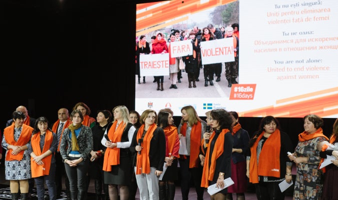 Public Dialogue "You are not alone: United to End Violence against Women" Moldova