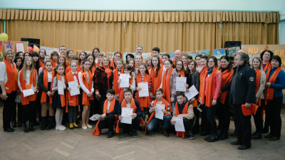 92 school students in Drochia participated in Essay, Photo and Drawing contests and learned about non-violent communication