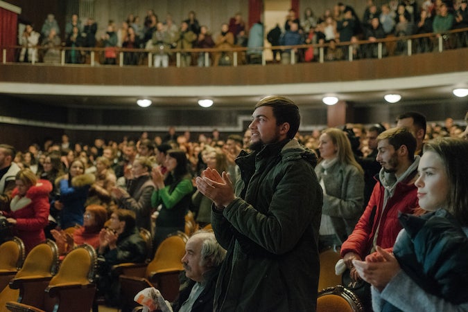 “Liberă”, a theater performance about prejudices and stereotypes, played in Chisinau, Moldova