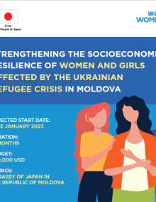 STRENGTHENING THE SOCIOECONOMIC RESILIENCE OF WOMEN AND GIRLS AFFECTED BY THE UKRAINIAN REFUGEE CRISIS IN MOLDOVA