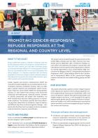 Promoting gender-responsive refugee responses at the regional and country level