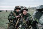 Military academy Students from Moldova doing a field exercise