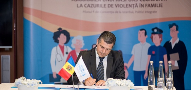 The ceremony of signing the order on the intersectoral cooperation 